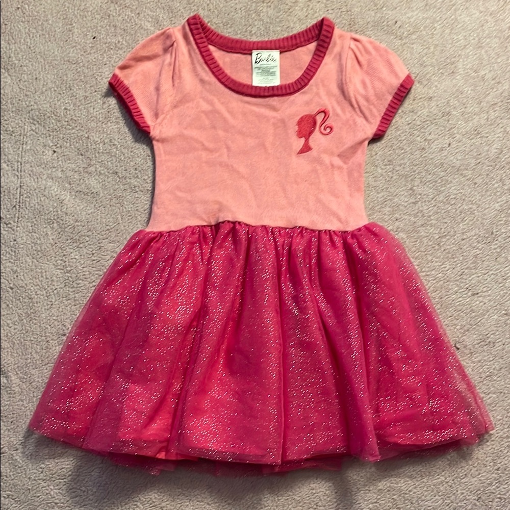 Barbie Pink Puff Sleeve Sundress